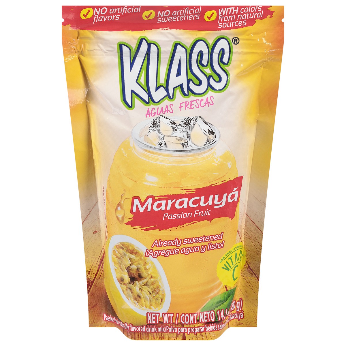 slide 1 of 13, Klass Passion Fruit Drink Mix - 14.1 oz, 14.1 oz