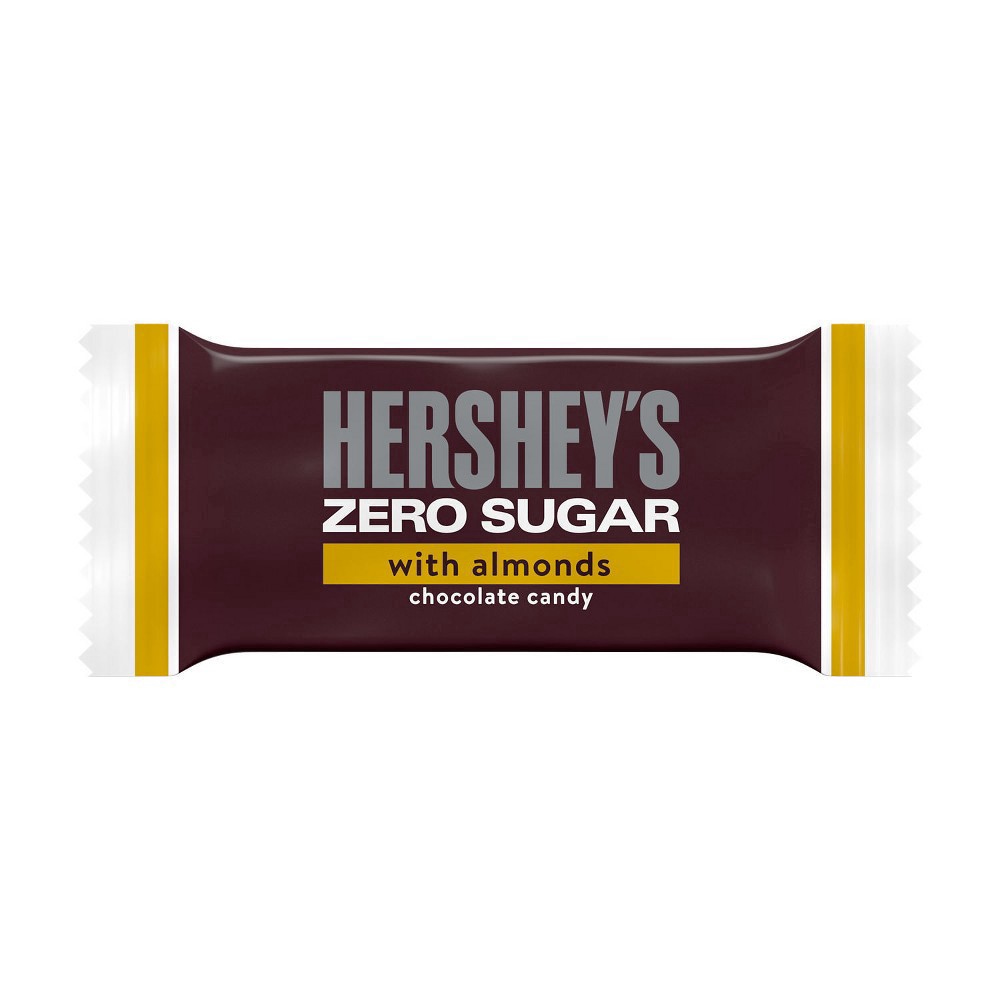 slide 2 of 11, HERSHEY'S Zero Sugar Chocolate with Almonds Candy Bag, 5.1 oz, 5.1 oz