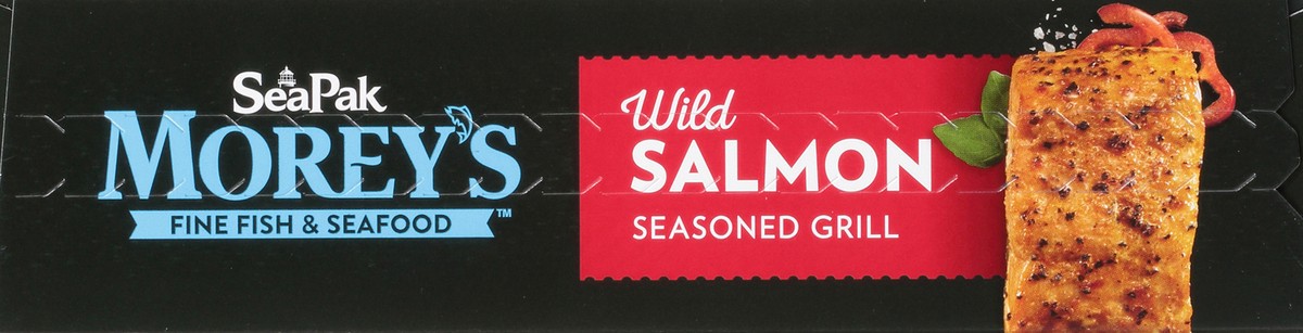 slide 8 of 11, Morey's SeaPak Morey's Fine Fish & Seafood Seasoned Grill Wild Salmon Fillets 4 ct Box, 20 oz