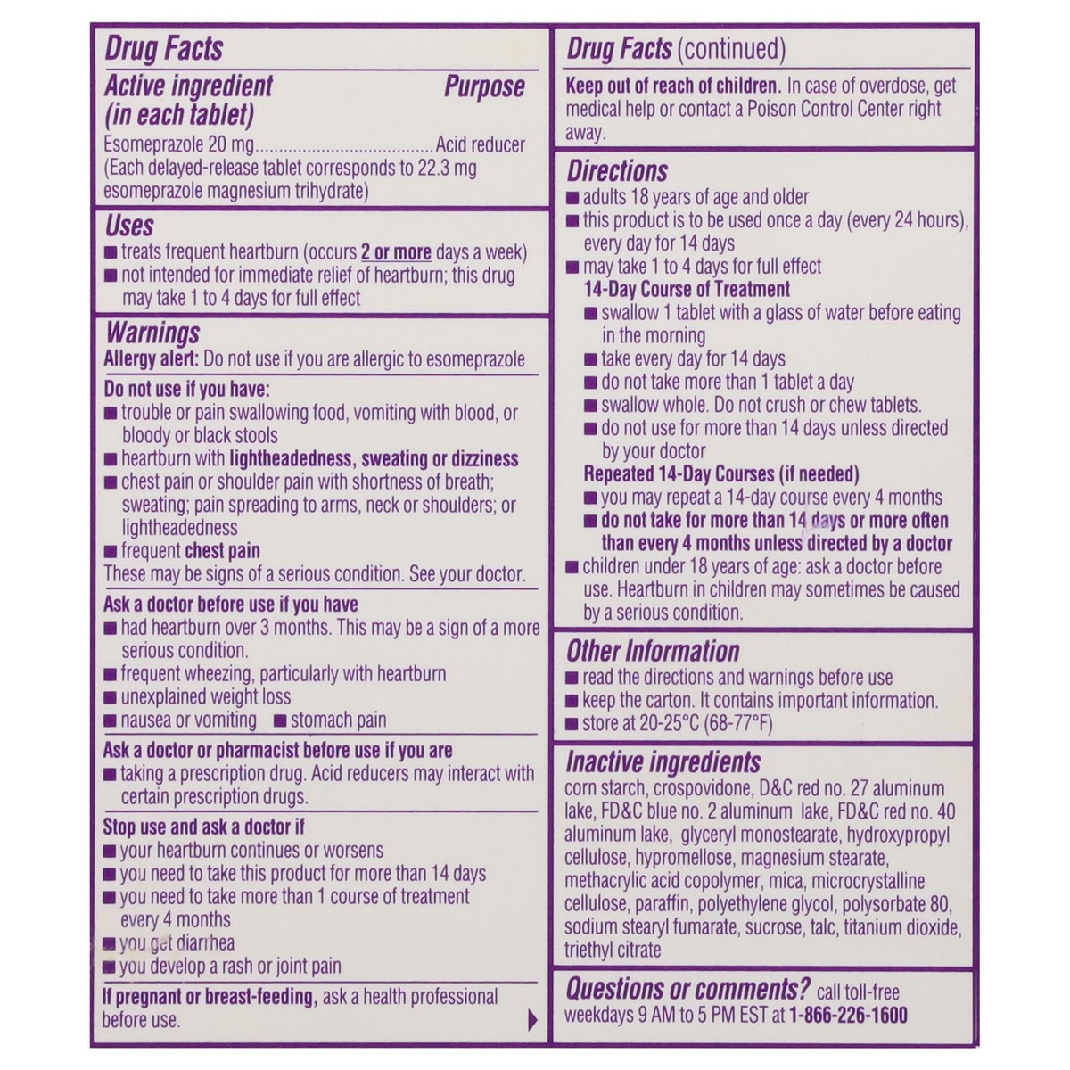 slide 7 of 14, Nexium 20 mg 24Hr Acid Reducer 14 Tablets, 14 ct