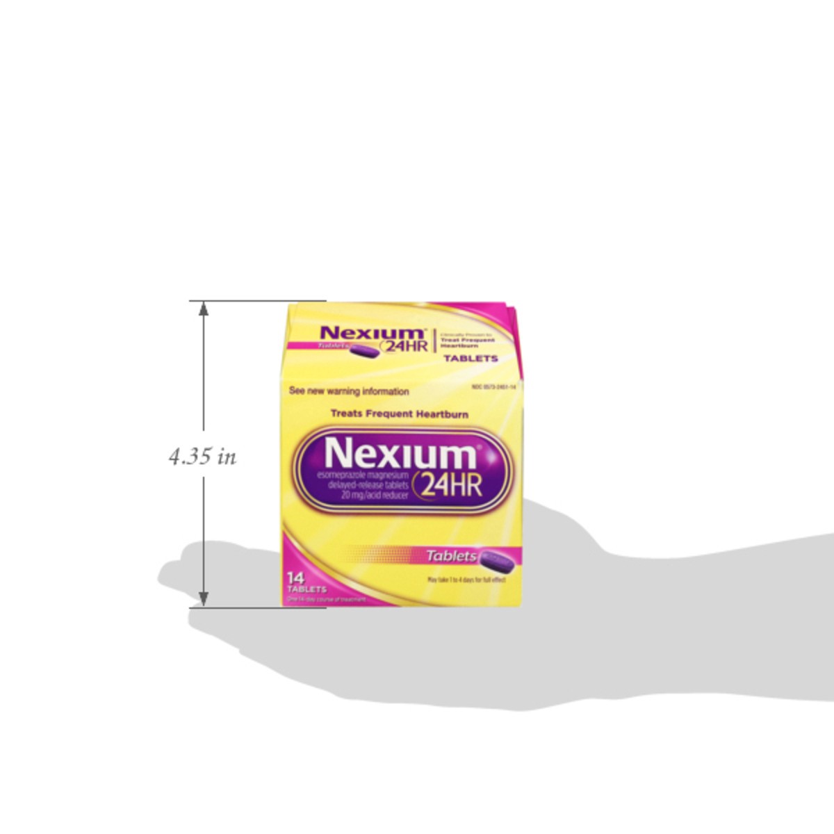 slide 8 of 14, Nexium 20 mg 24Hr Acid Reducer 14 Tablets, 14 ct