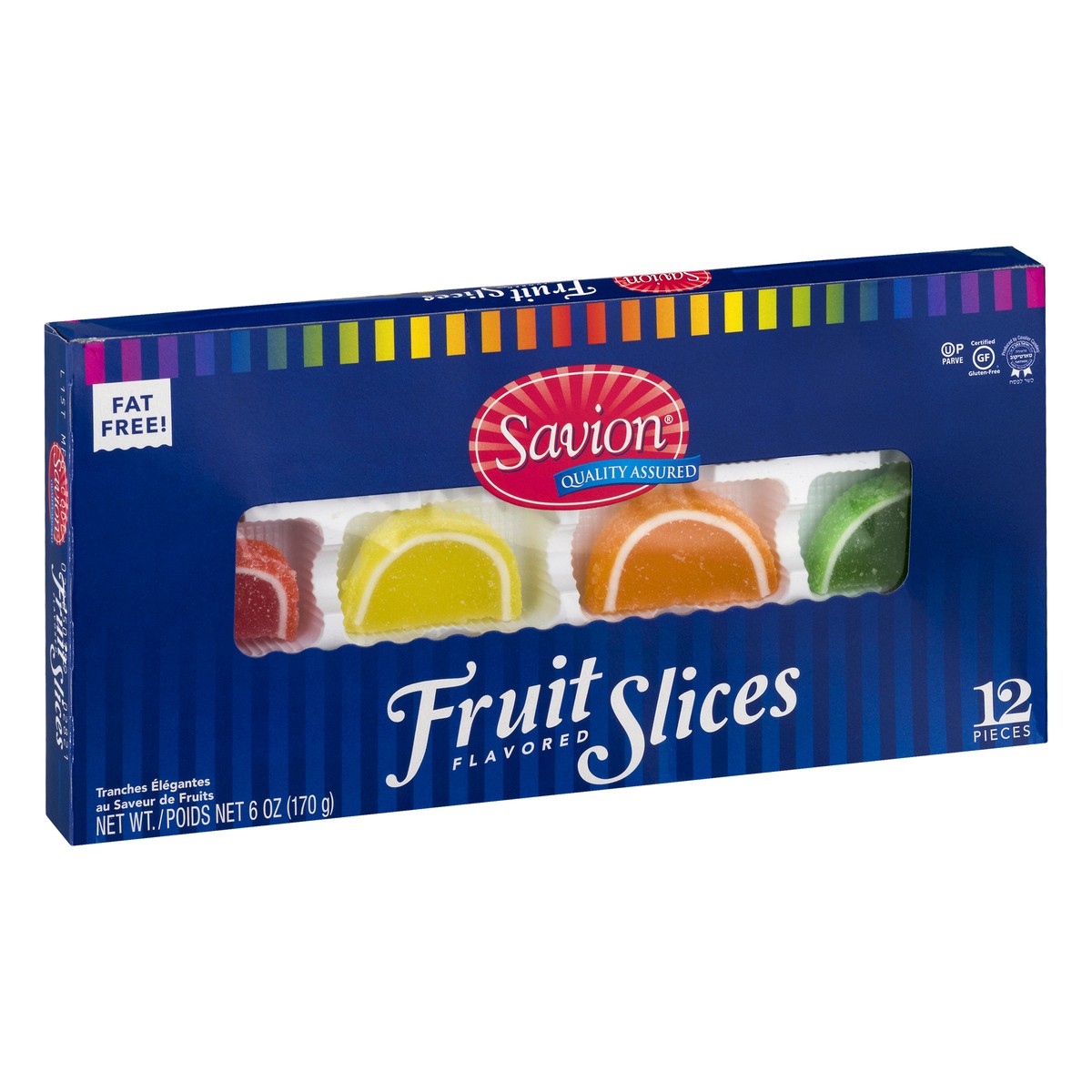 slide 9 of 11, Savion Fat Free Fruit Slices 12 ea, 6 oz
