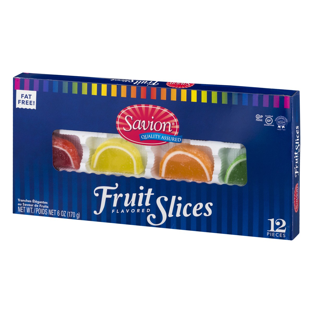 slide 8 of 11, Savion Fat Free Fruit Slices 12 ea, 6 oz