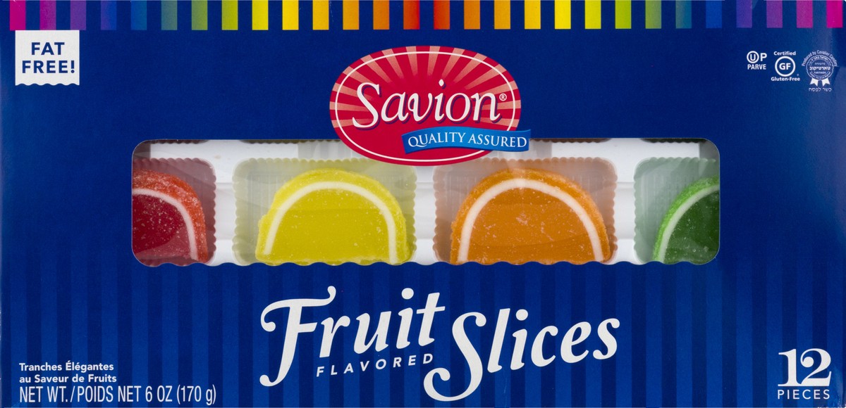 slide 7 of 11, Savion Fat Free Fruit Slices 12 ea, 6 oz