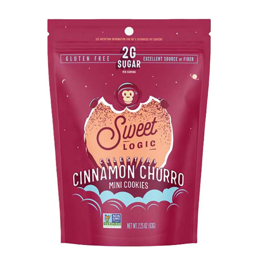 slide 1 of 1, Sweet Logic Celestial Cinnamon Churro Mini Cookies, 2.25 oz