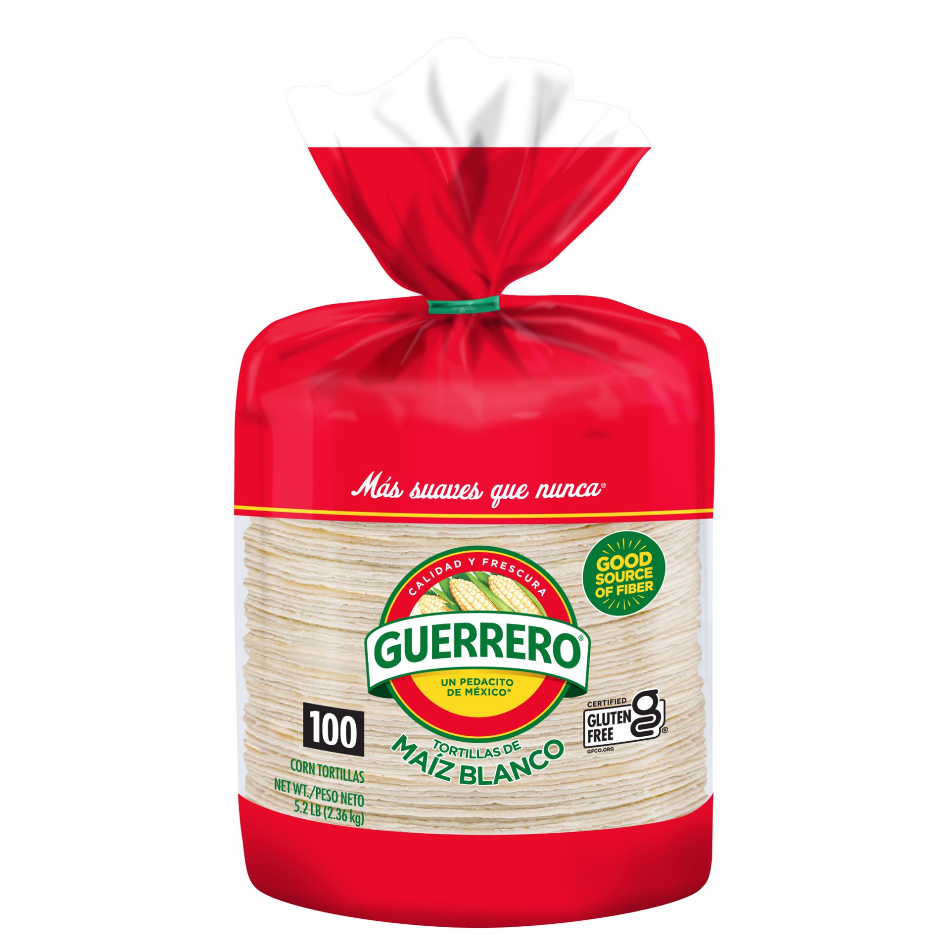 slide 1 of 2, Guerrero White Corn Tortillas, 100 ct