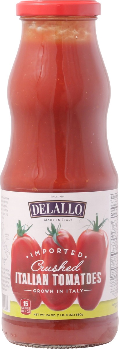 slide 4 of 9, DeLallo Imported Crushed Italian Tomatoes - 24 oz, 24 oz