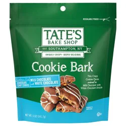 Tate''s Bake Shop Cookie Bark, Chocolate Chip Cookies with Milk Chocolate with White Chocolate Drizzle, 5 oz