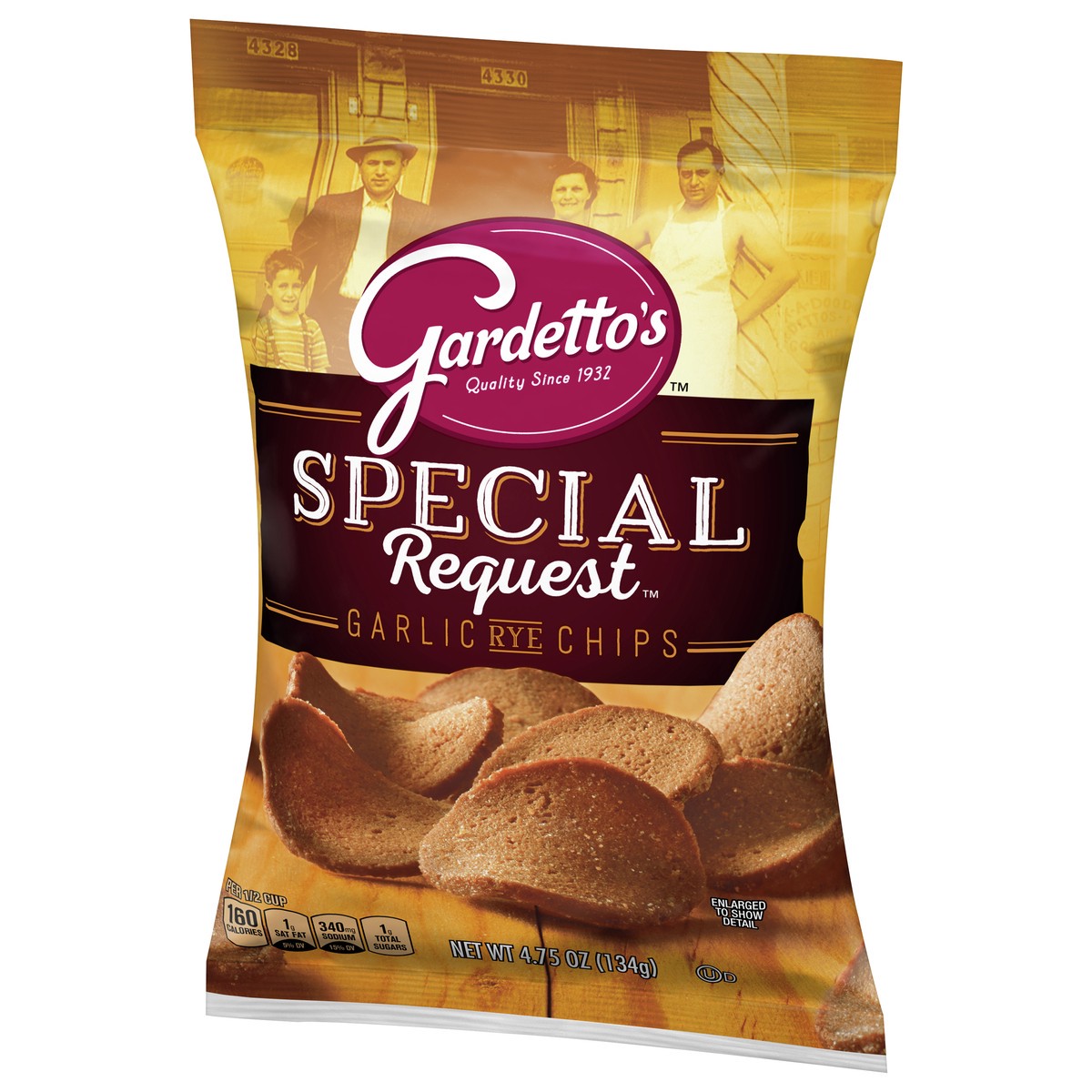 slide 3 of 9, Gardetto's Snack Party Mix, Roasted Garlic Rye Chips, Snack Bag, 4.75 oz, 4.75 oz