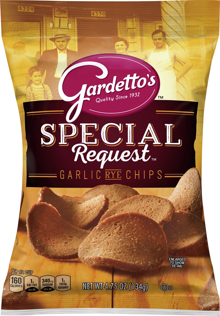 slide 5 of 9, Gardetto's Snack Party Mix, Roasted Garlic Rye Chips, Snack Bag, 4.75 oz, 4.75 oz