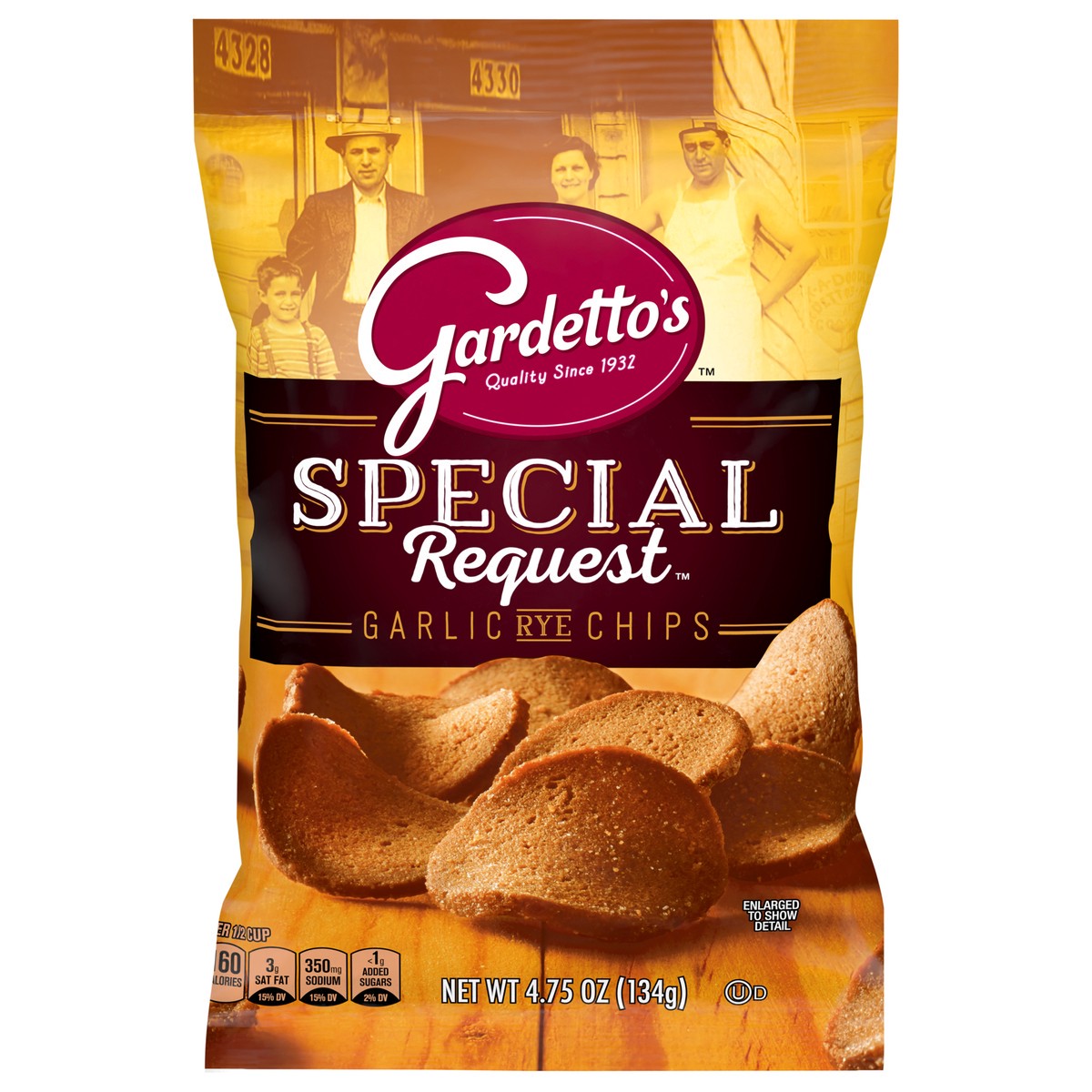 slide 1 of 9, Gardetto's Snack Party Mix, Roasted Garlic Rye Chips, Snack Bag, 4.75 oz, 4.75 oz