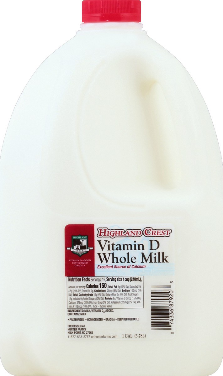 slide 4 of 4, Highland Crest Milk 1 gl, 1 gal
