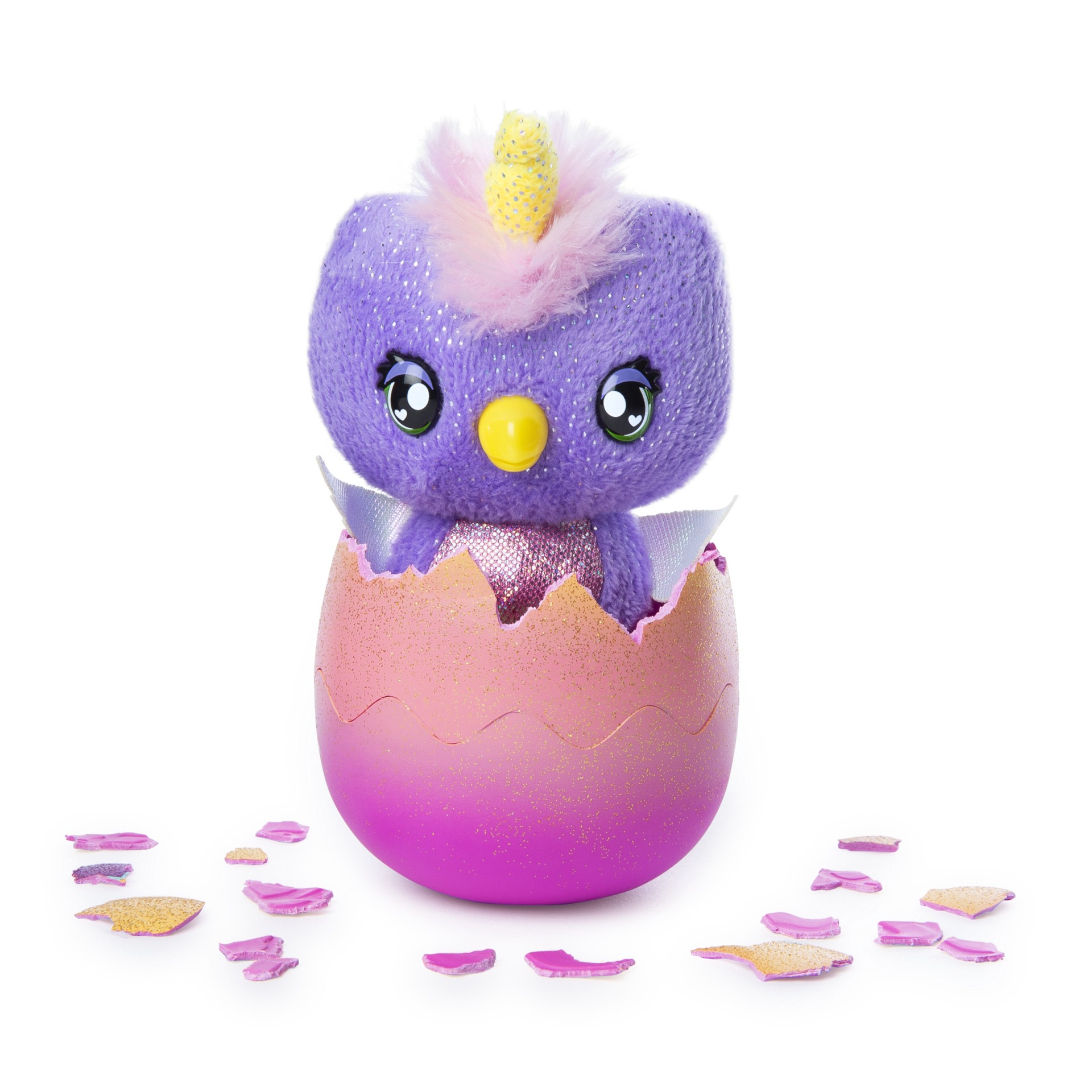 slide 5 of 5, Hatchimals Hatchtopia Life, 2-inch tall Plush Hatchimals with Interactive Game, for Ages 5 and Up (Styles May Vary), 2 in