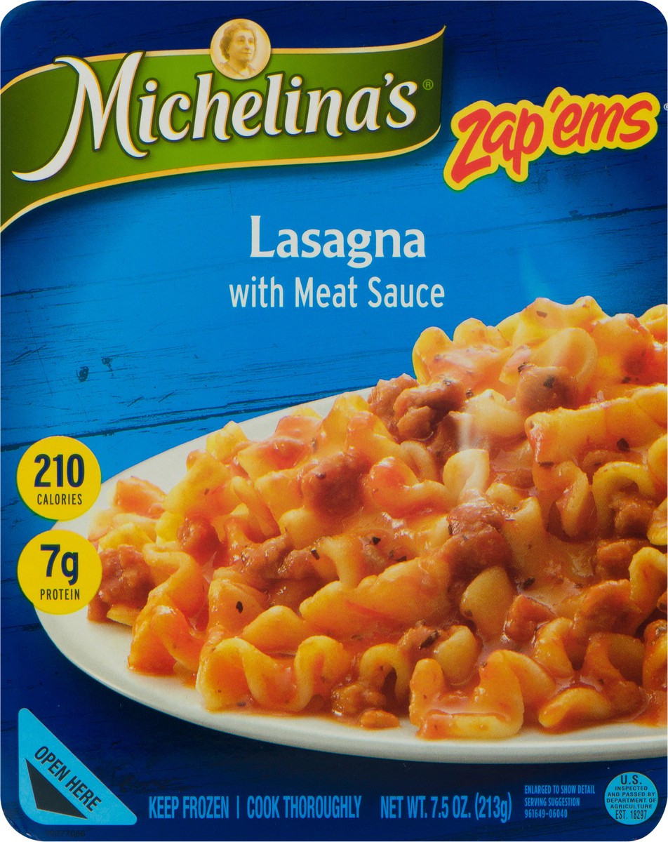 slide 3 of 7, Michelina's Lasagna with Meat Sauce, 7.5 oz