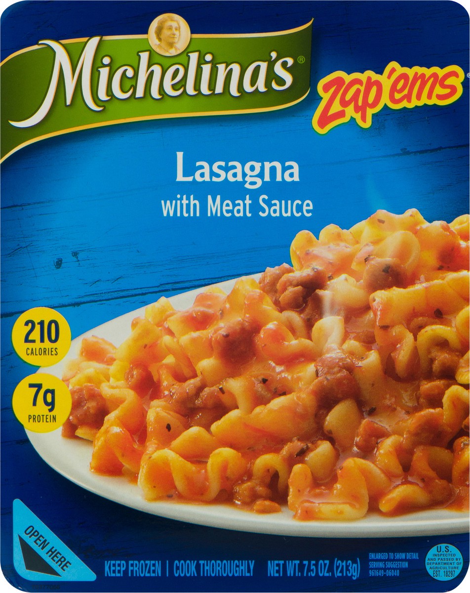 slide 1 of 7, Michelina's Lasagna with Meat Sauce, 7.5 oz