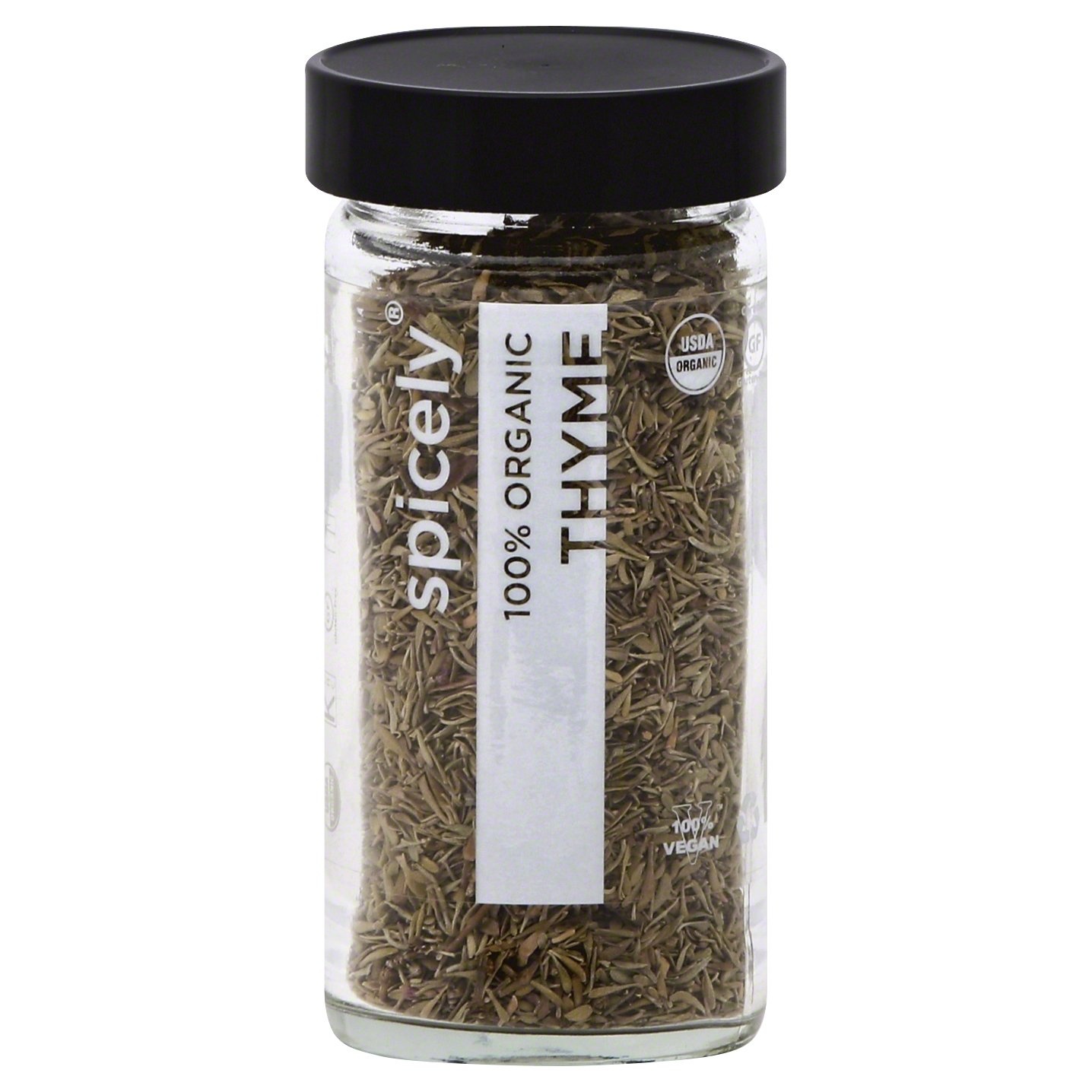 slide 1 of 2, Spicely Organic Spices Thyme 0.6 oz, 0.6 oz