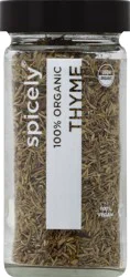 Spicely Organic Spices Thyme 0.6 oz