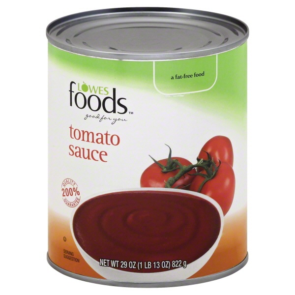 slide 1 of 1, Lowes Foods Tomato Sauce, 29 oz