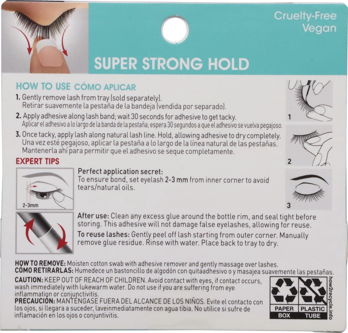 slide 10 of 12, KISS Lash Couture Latex-Free Super Strong Strip Eyelash Adhesive, 5 g (0.17 oz.) - Black, 0.17 oz