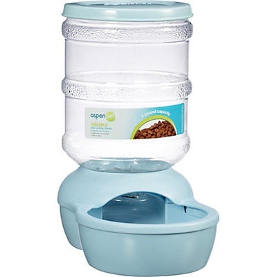 slide 1 of 1, Aspen Pet Blue Air Le Bistro Feeder, 2 lb