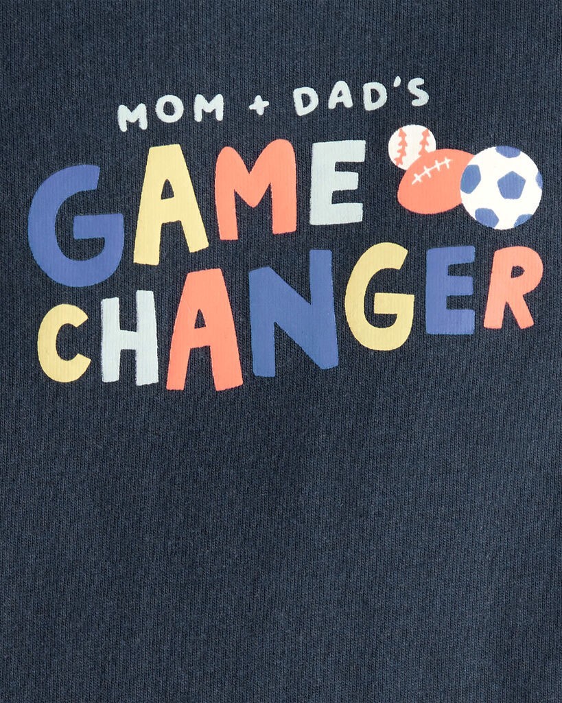 slide 2 of 2, Carter's Baby Boy Cotton Long-Sleeve Graphic Bodysuit - Navy Blue Navy 12M, 1 ct