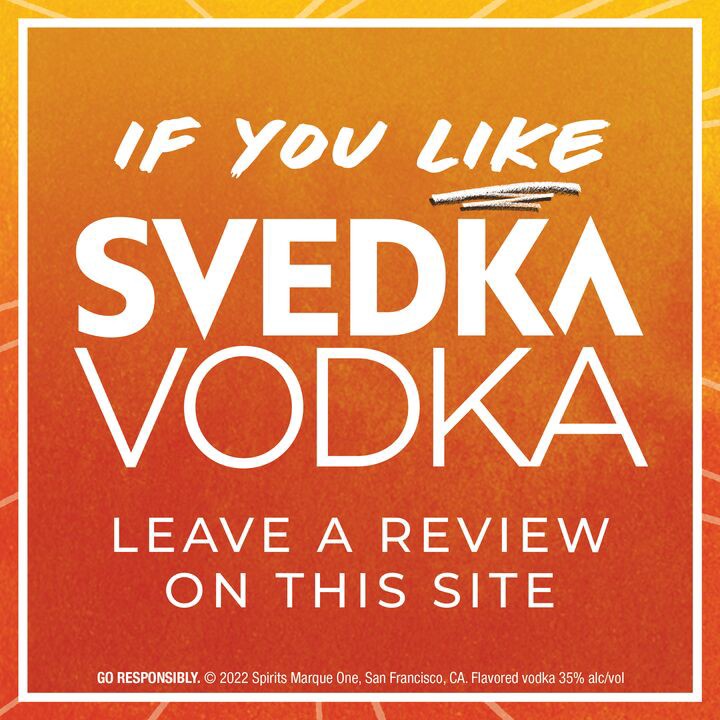 slide 4 of 5, SVEDKA Mango Pineapple Flavored Vodka, 1 L Bottle, 70 Proof, 1 liter