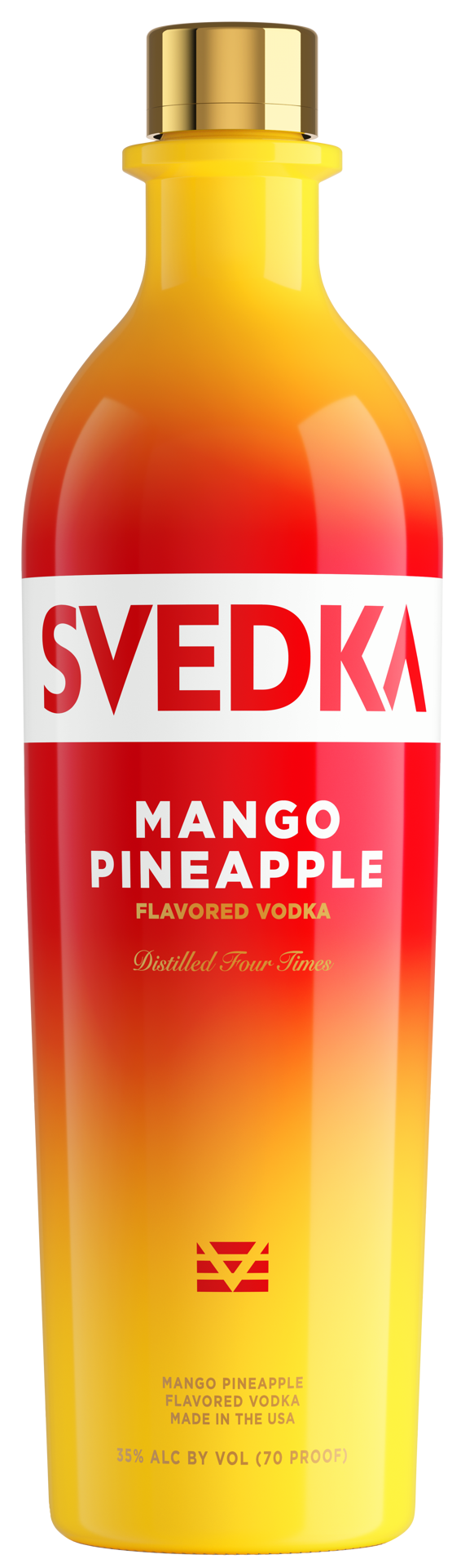 slide 1 of 5, SVEDKA Mango Pineapple Flavored Vodka, 1 L Bottle, 70 Proof, 1 liter