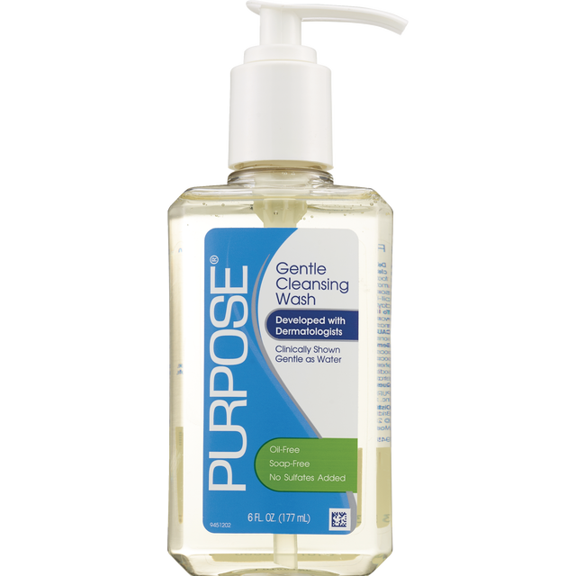 slide 1 of 1, Purpose Gentle Cleansing Wash 6 fl oz, 6 fl oz