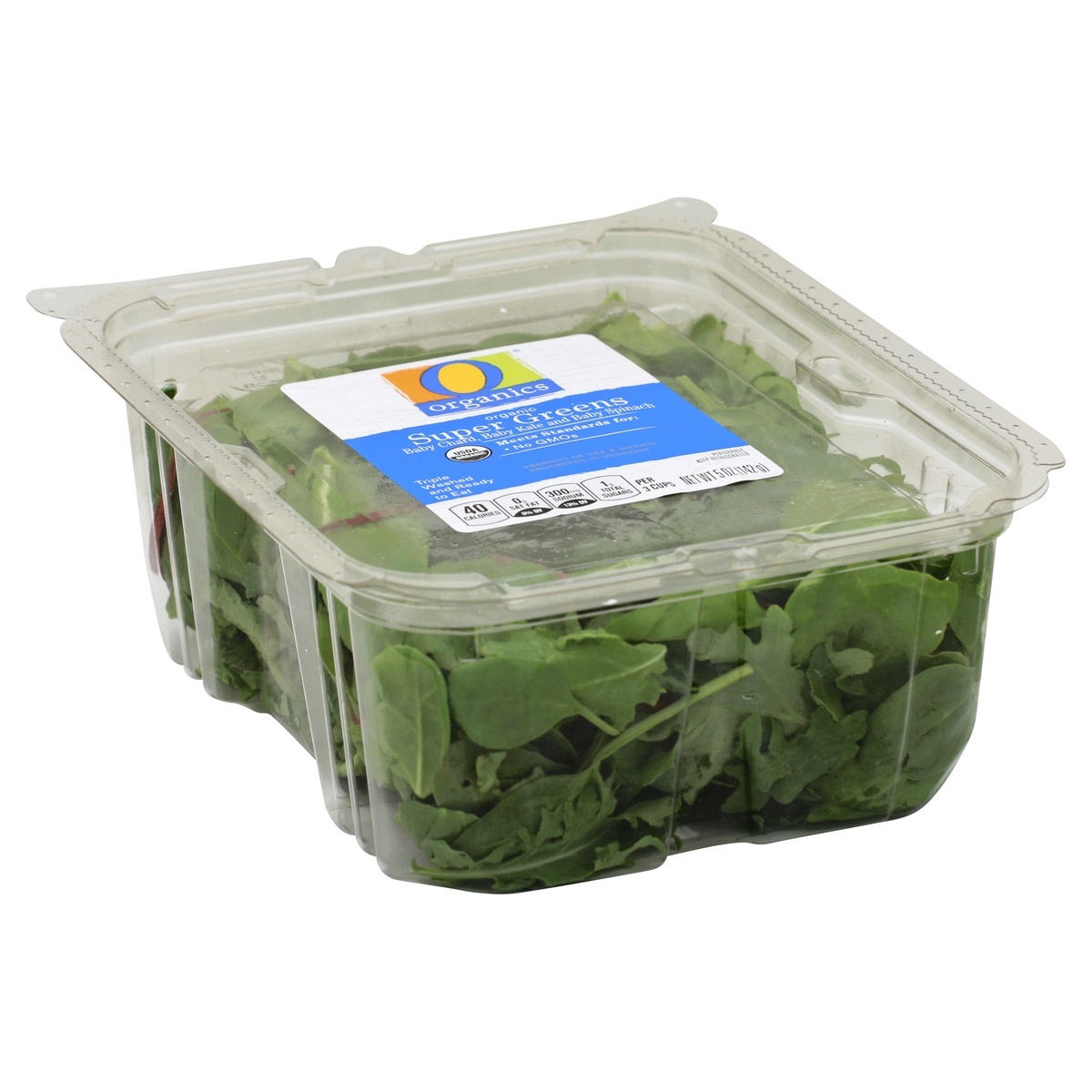 slide 1 of 4, O Orgnc Salad Blend Super Greens, 