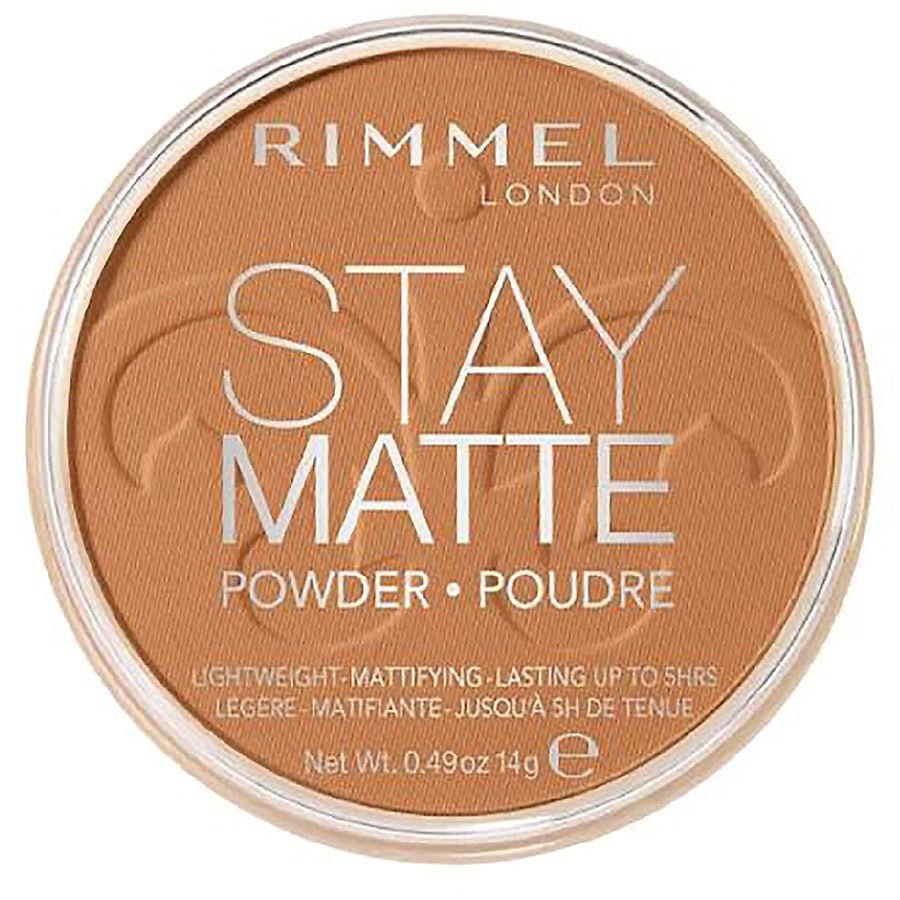 slide 1 of 1, COTY RIMMEL LONDON Rimmel London Stay Matte - 025 Toffee - Pressed Powder, Lightweight, High Coverage, Shine Control, 0.49oz, 14 g