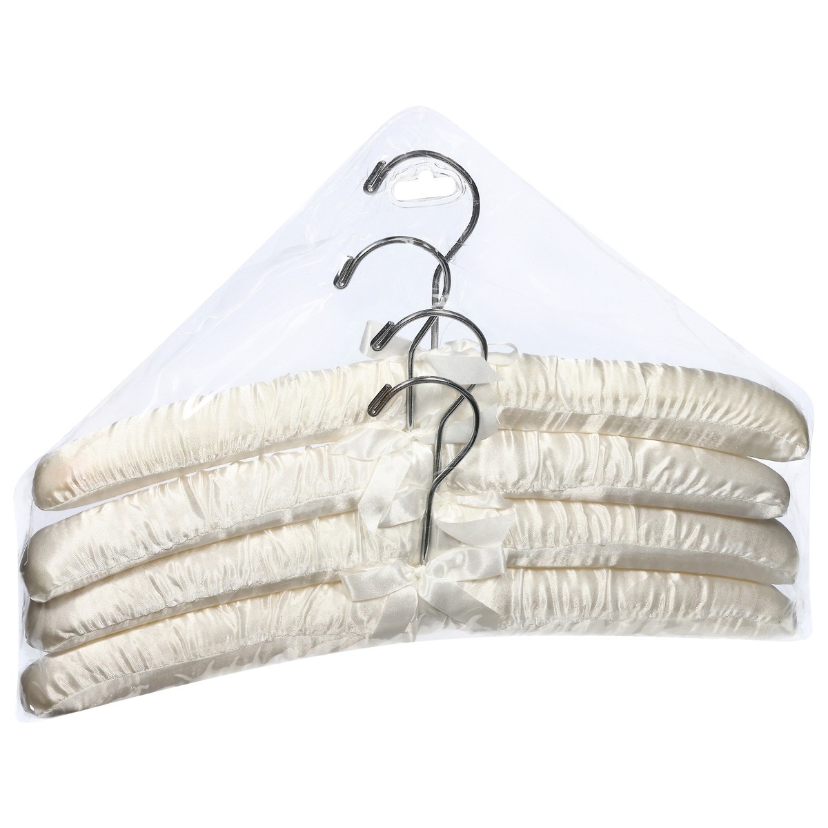 slide 3 of 11, Whitmor Blouse Satin Padded Hangers, 4 ct