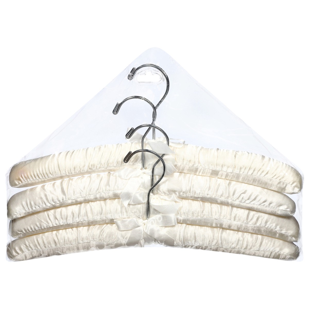 slide 4 of 11, Whitmor Blouse Satin Padded Hangers, 4 ct