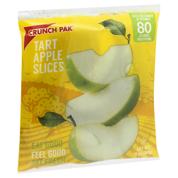 slide 1 of 1, Crunch Pak Tart Sliced Apples, 12 oz