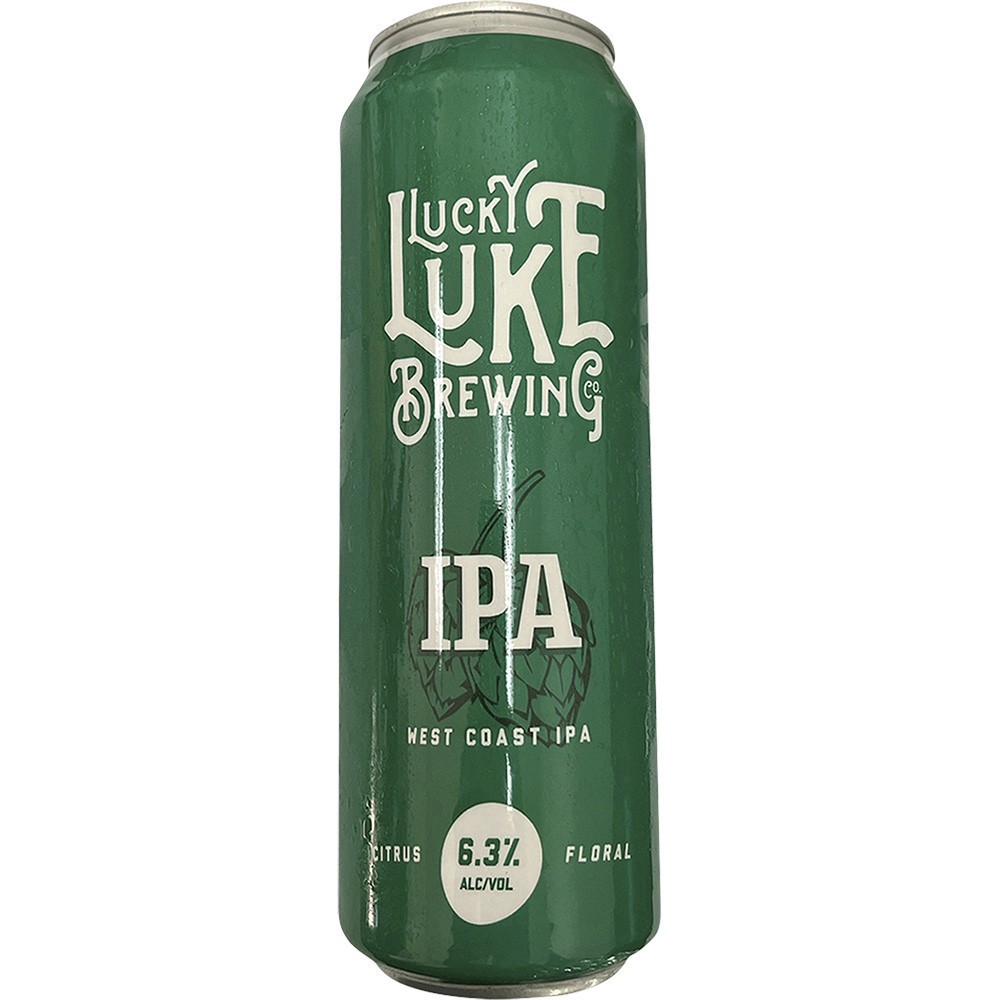 slide 1 of 1, Lucky Luke Brewing Lucky Luke West Coast Style Ipa, 4 ct; 16 fl oz