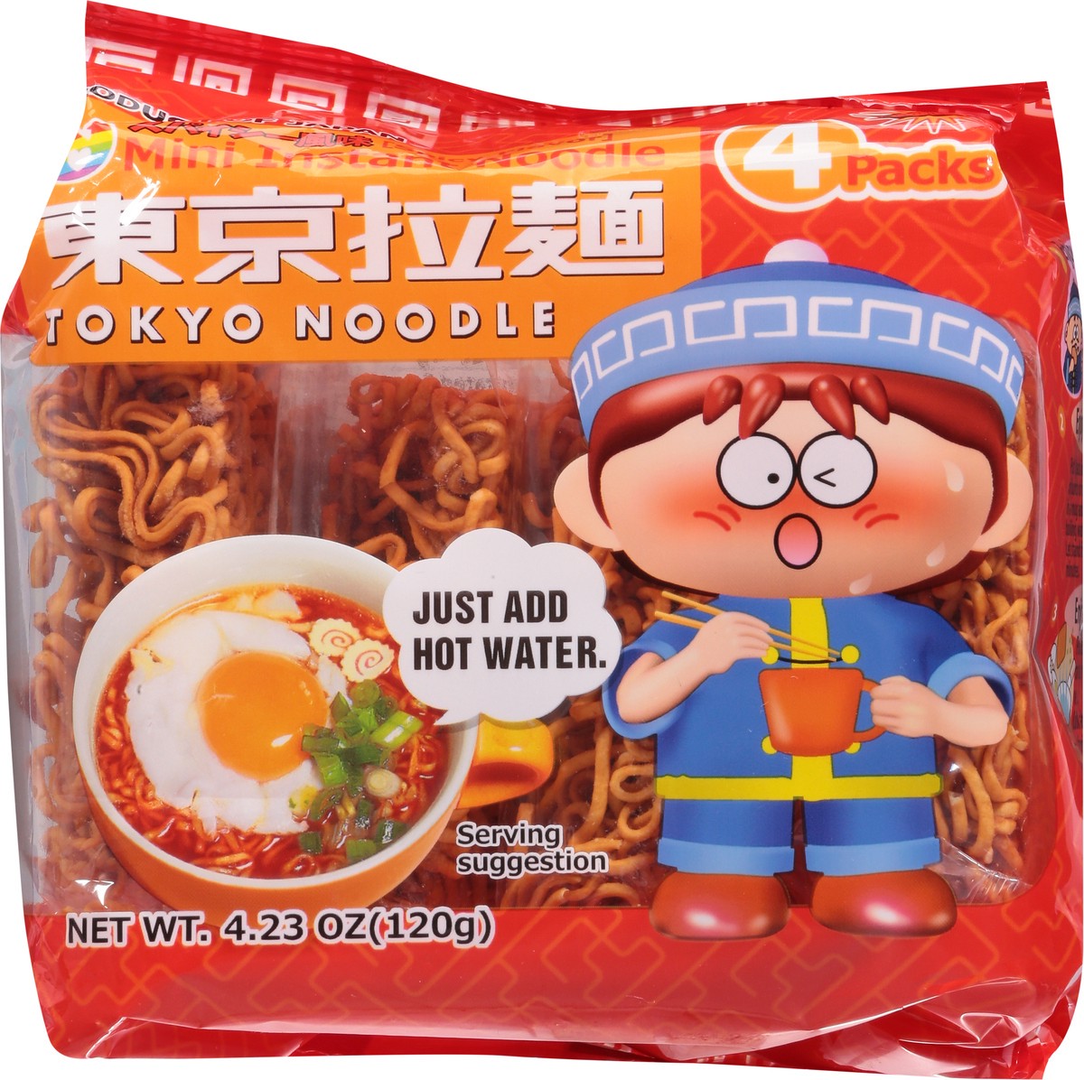 slide 6 of 9, Tokyo Noodle 4 Packs Mini Spicy Flavor Instant Noodle 4 ea, 4.23 oz