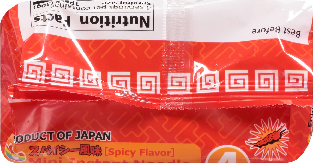 slide 9 of 9, Tokyo Noodle 4 Packs Mini Spicy Flavor Instant Noodle 4 ea, 4.23 oz