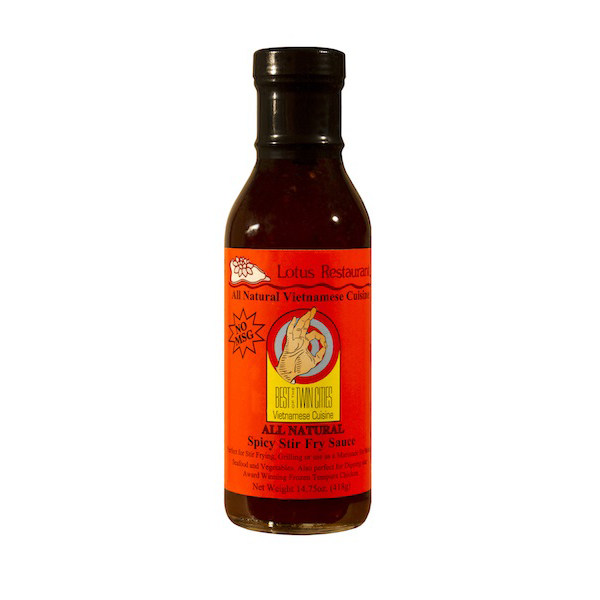 slide 1 of 1, Lotus All-Natural Spicy Stir-Fry Sauce, 14 oz