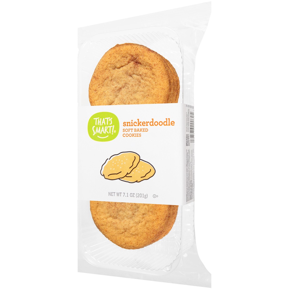 slide 8 of 9, That's Smart! Snickerdoodle Soft Baked Cookies, 7.1 oz