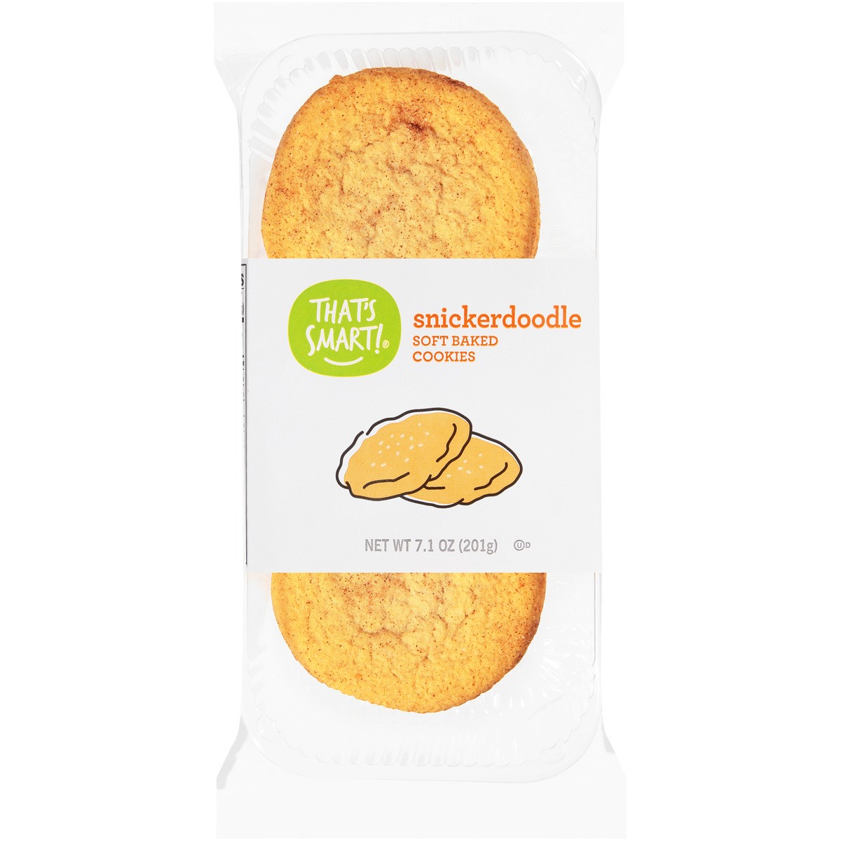 slide 6 of 9, That's Smart! Snickerdoodle Soft Baked Cookies, 7.1 oz