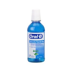 slide 1 of 1, Oral-B Anti-Cavity Rinse Natural Mint, 16 oz