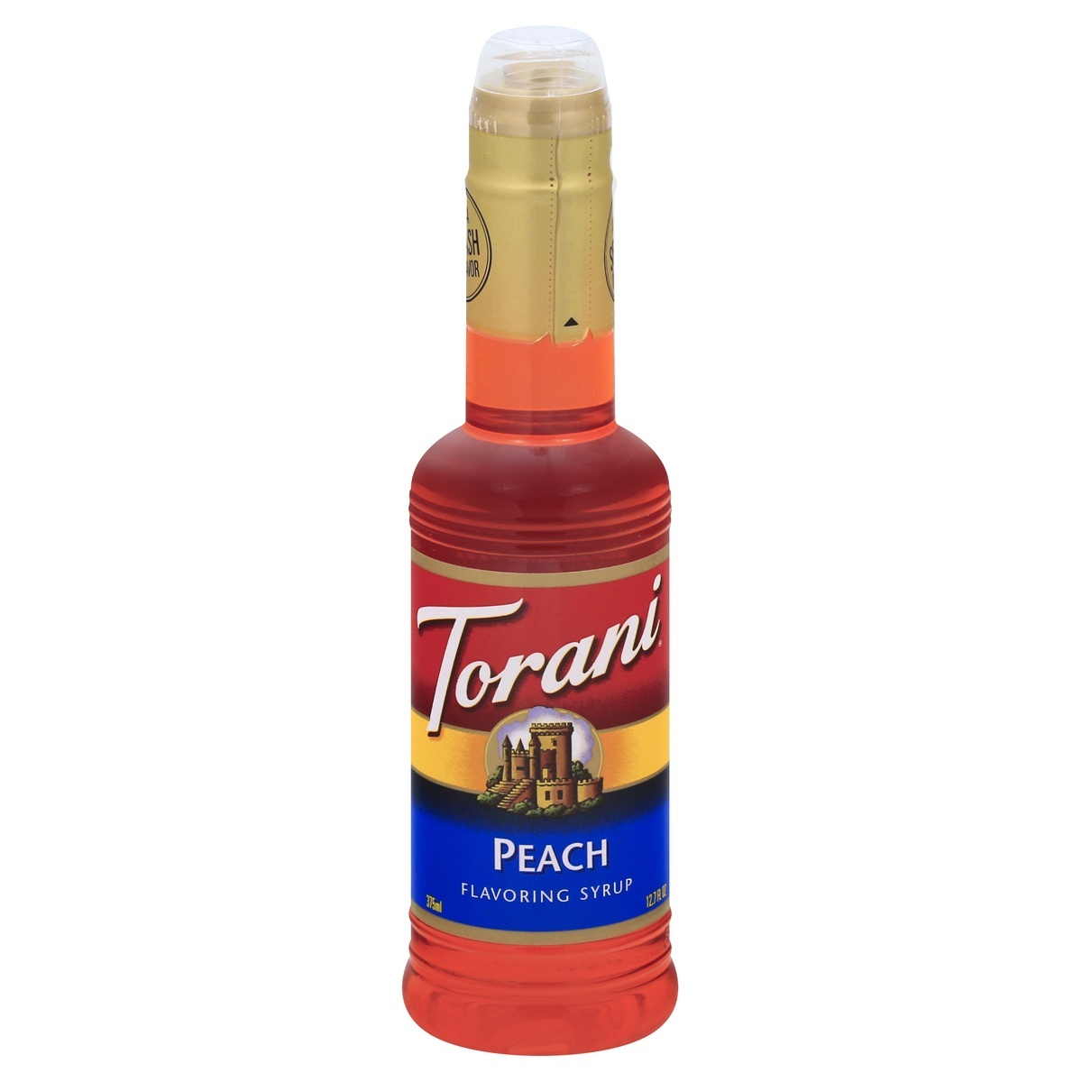 slide 1 of 1, Torani Peach Flavoring Syrup, 12.7 fl oz