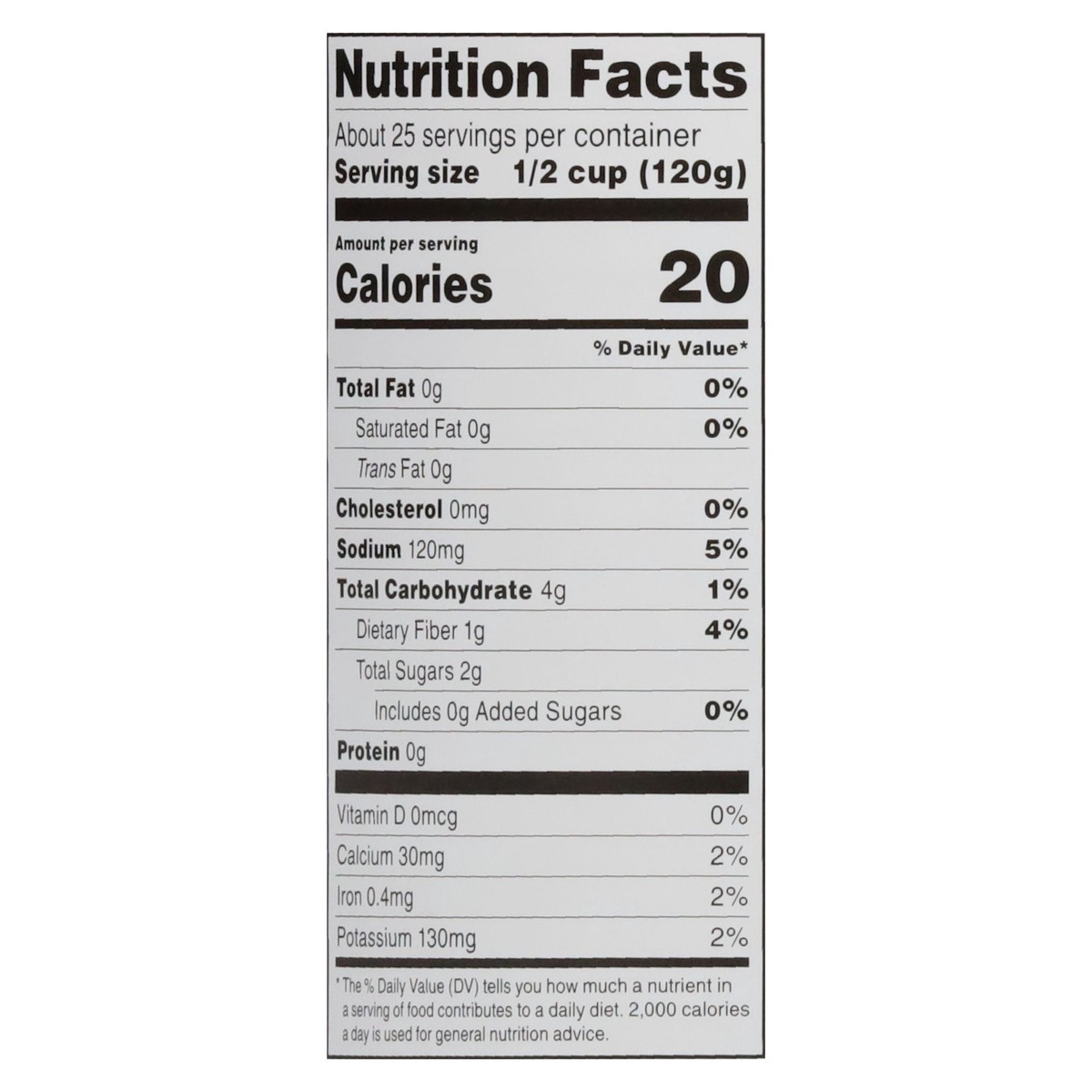 slide 15 of 15, First Street Diced Carrots, 105 oz