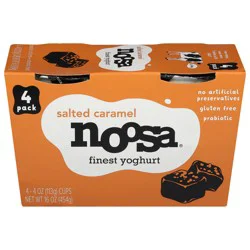 Noosa Salted Caramel Finest Yoghurt - 4 - 4 oz Cups