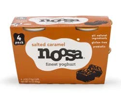 Noosa Salted Caramel Finest Yoghurt - 4 x 4 oz Cups