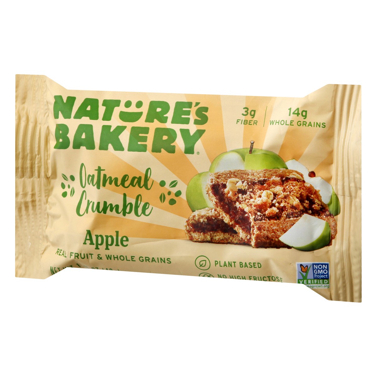 slide 8 of 9, Nature's Bakery Apple Oatmeal Crumble Bar, Breakfast Bar, 1 Each, 1.41 oz