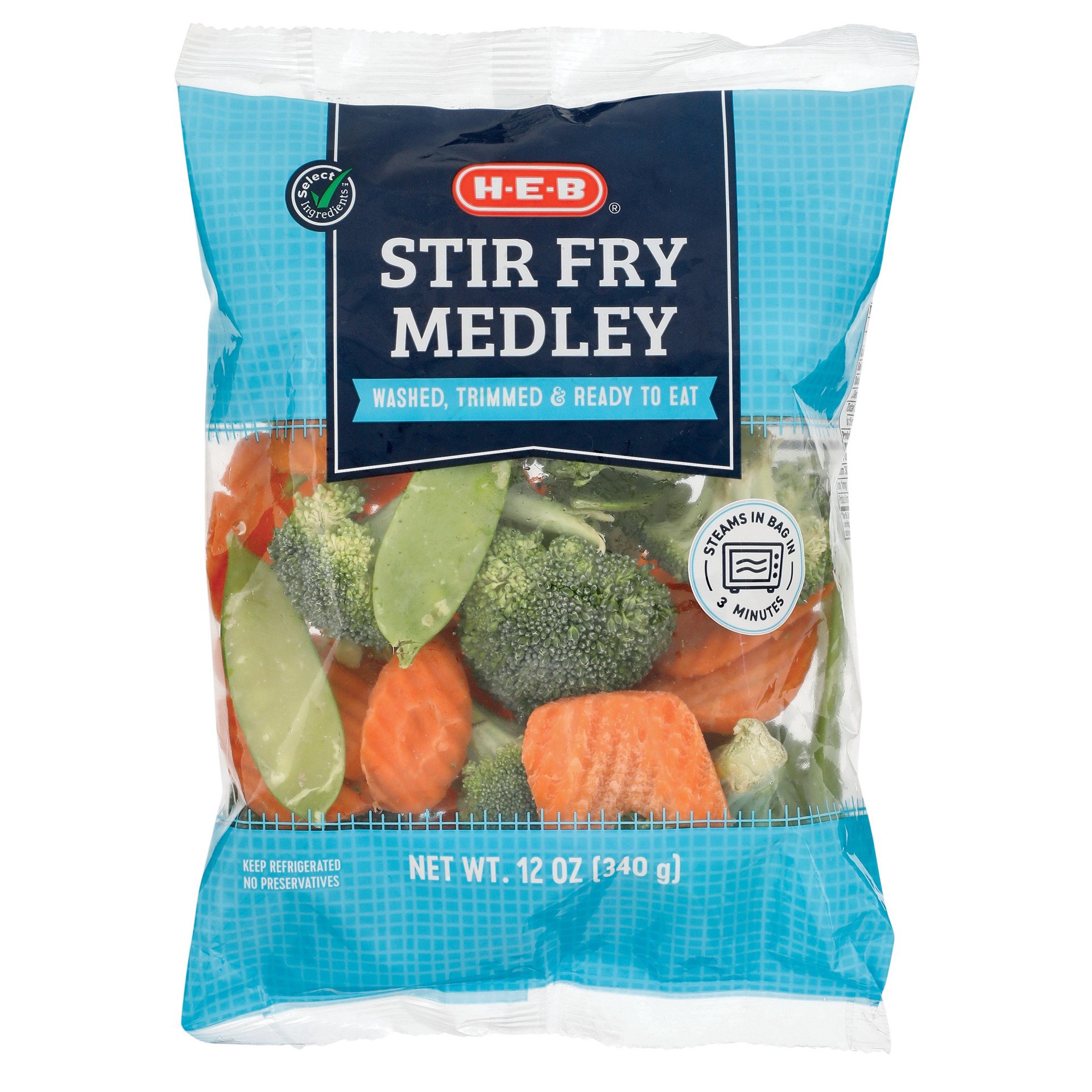 slide 1 of 1, H-E-B Stir Fry Medley, 12 oz