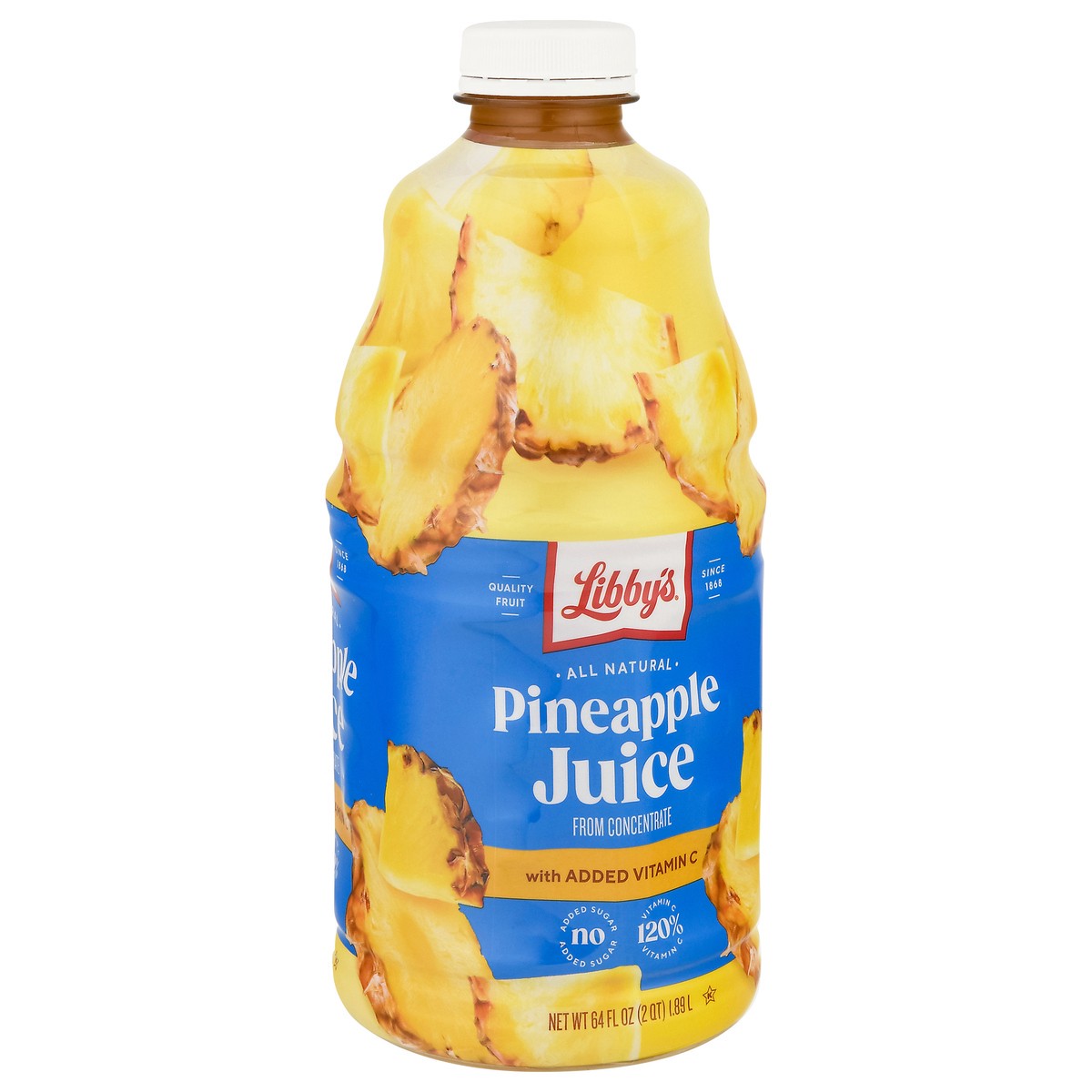 slide 2 of 9, Libby's Natural Pineapple Juice 64 fl oz, 64 fl oz