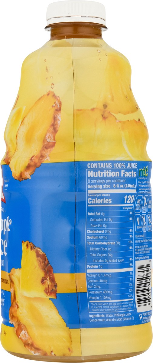 slide 8 of 9, Libby's Natural Pineapple Juice 64 fl oz, 64 fl oz