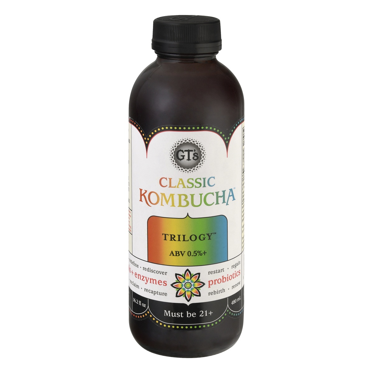 slide 1 of 1, GT's Kombucha Trilogy, 16.2 oz