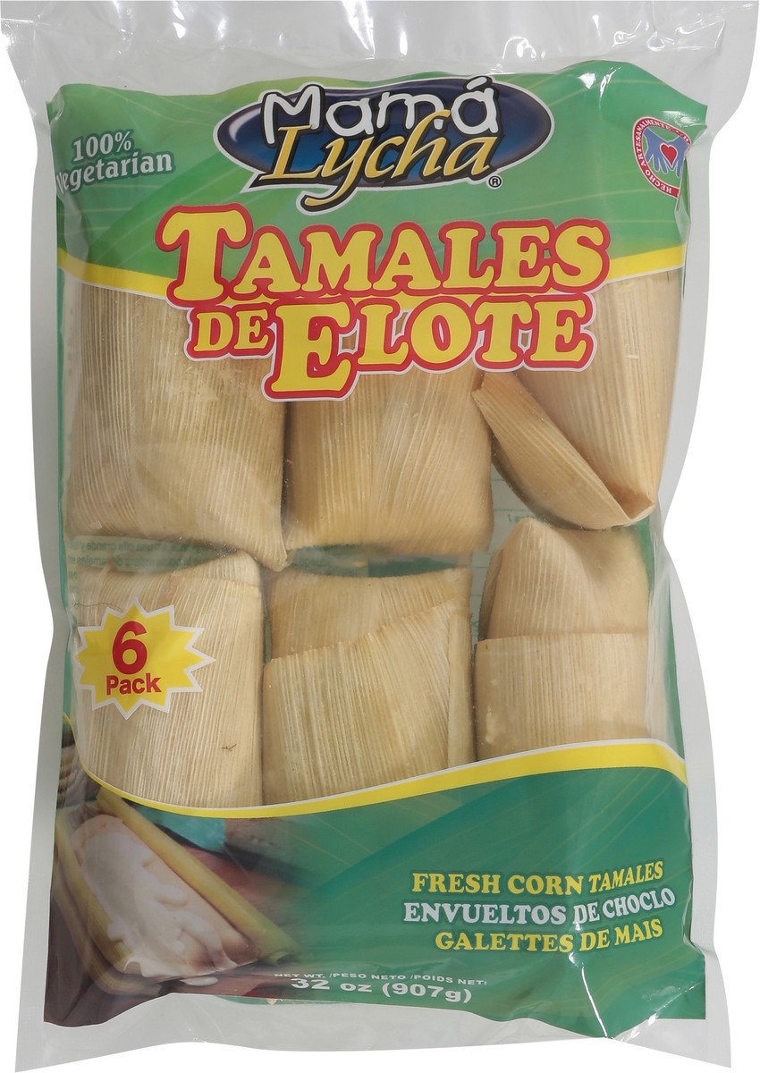 slide 9 of 9, Mama Lycha Frozen Tamal De Elote, 1 ct